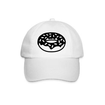 Donut - Baseball Cap - white/white - Front