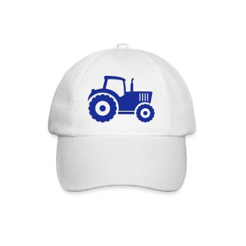 Farm Tractor - Baseball Cap - white/white - Front