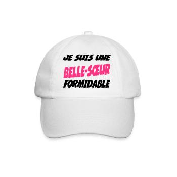 I Am a GREAT Sister-in-Law 865 - Baseball Cap - white/white - Front
