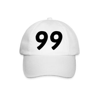 99 - Casquette classique - blanc/blanc - Devant
