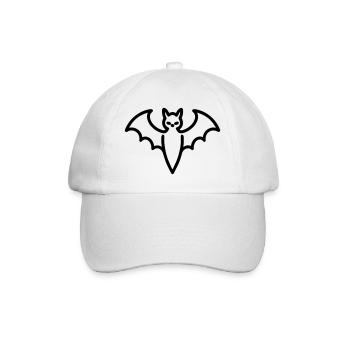 Contour de chauve-souris mystique pour Halloween - Casquette classique - blanc/blanc - Devant