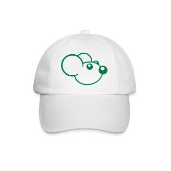 Mouse Mouse Cute Little Rat Rodent Friendly - Baseball Cap - white/white - Front