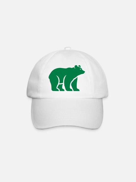 baer - Baseballkappe - Weiß/Weiß