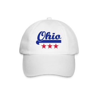 ohio - Baseball Cap - white/white - Front