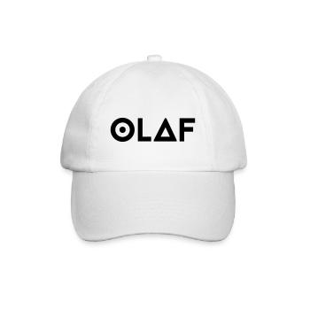 Prénom Olaf - Casquette classique - blanc/blanc - Devant