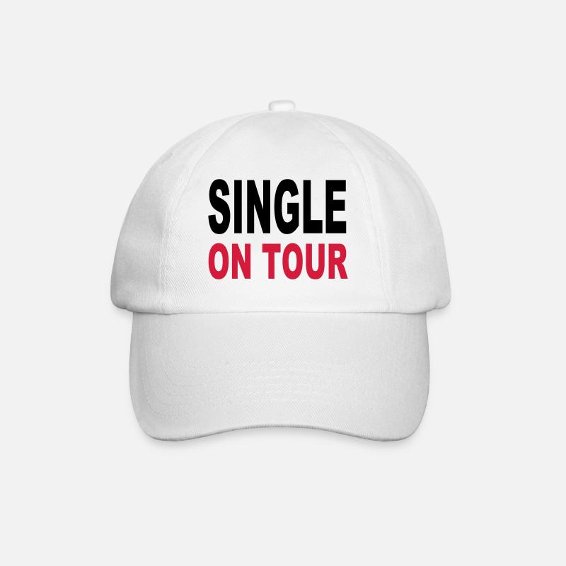 Single - Baseballkappe - Weiß/Weiß