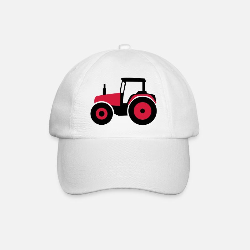 Traktor | Tractor - Baseballkappe - Weiß/Weiß