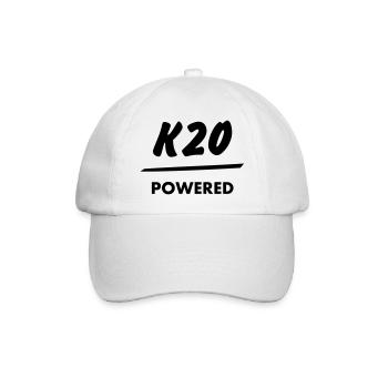 JDM T Engine powered K20 | T-shirts JDM - Baseball Cap - white/white - Front