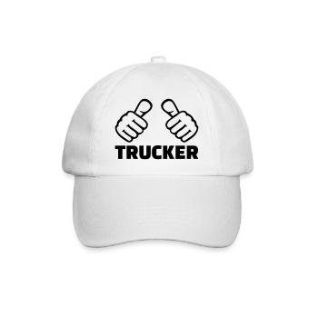 Trucker - Casquette classique - blanc/blanc - Devant