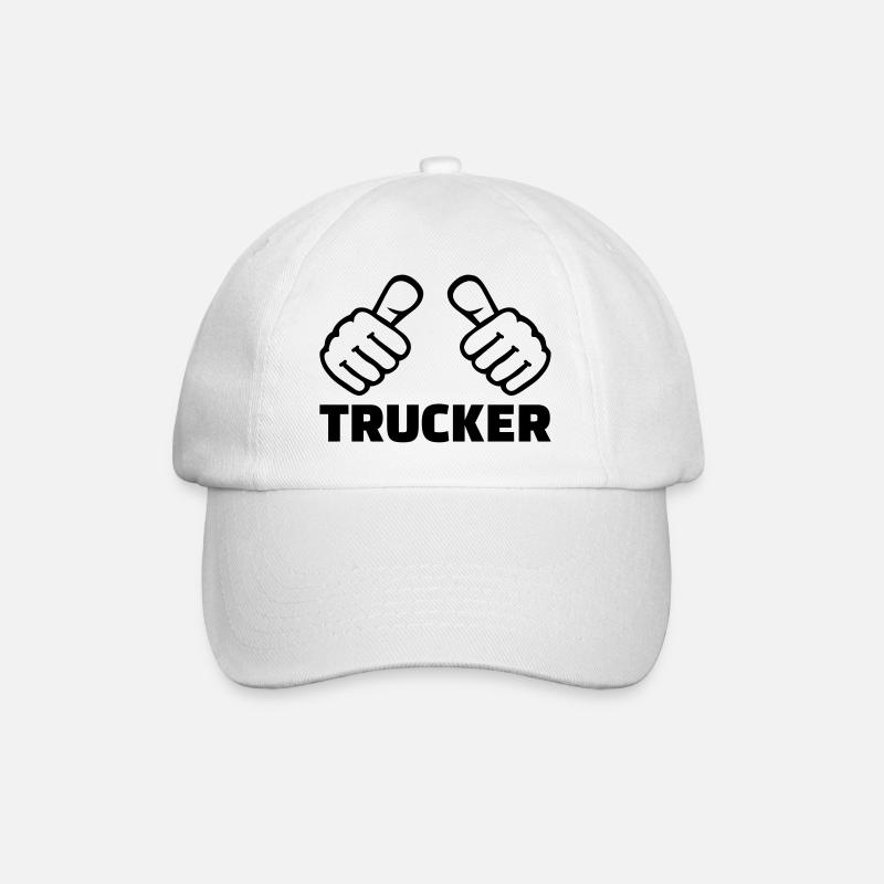 Trucker - Casquette classique - blanc/blanc