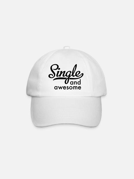 célibataire et génial - Casquette classique - blanc/blanc