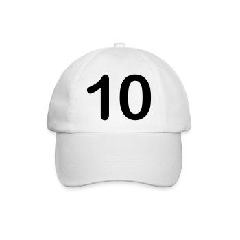 10 - Baseball Cap - white/white - Front