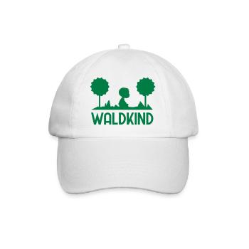 Waldkind - Baseballkappe - Weiß/Weiß - Vorne