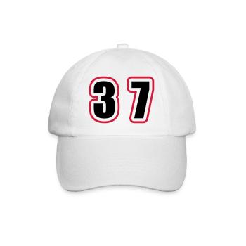 37 Nombre Collège - Casquette classique - blanc/blanc - Devant
