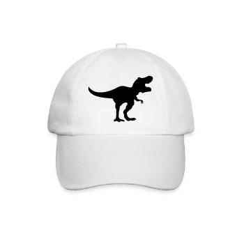 Dinosaur Trex - Baseball Cap - white/white - Front