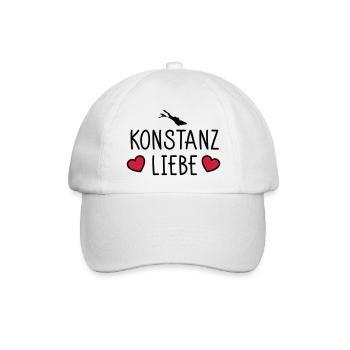 Konstanz Liebe - Baseballkappe - Weiß/Weiß - Vorne