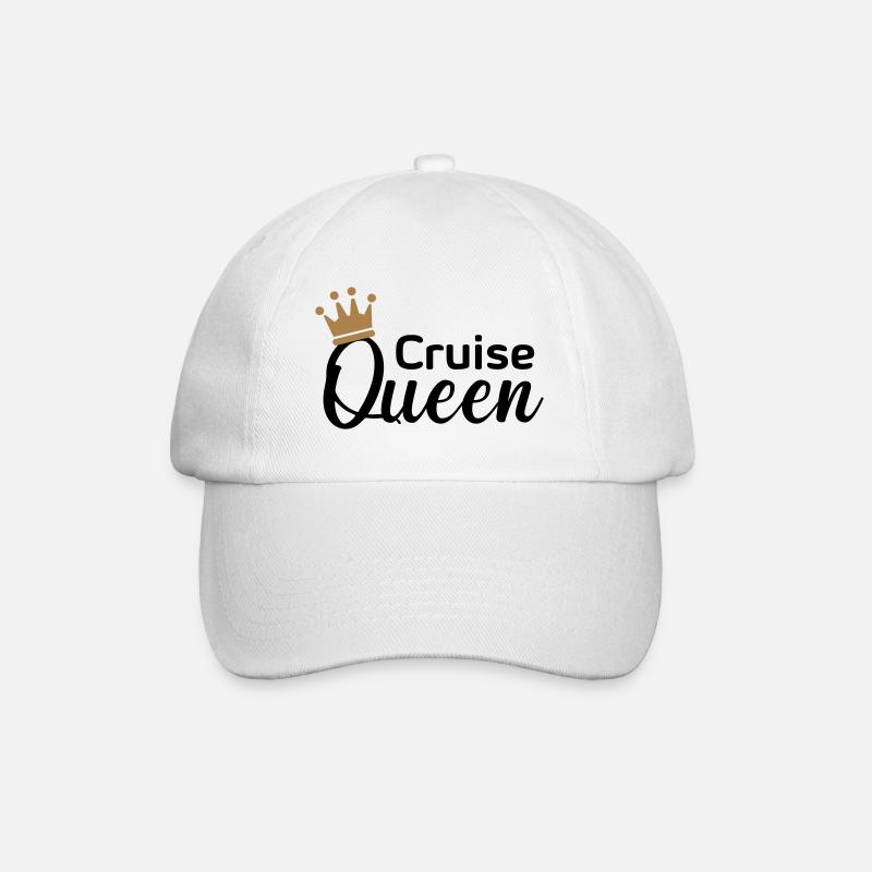 Cruise Queen - Baseballkappe - Weiß/Weiß