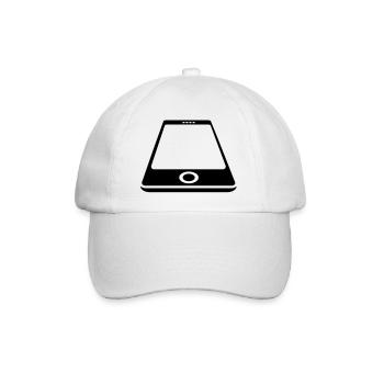 Smartphone White - Baseballkappe - Weiß/Weiß - Vorne