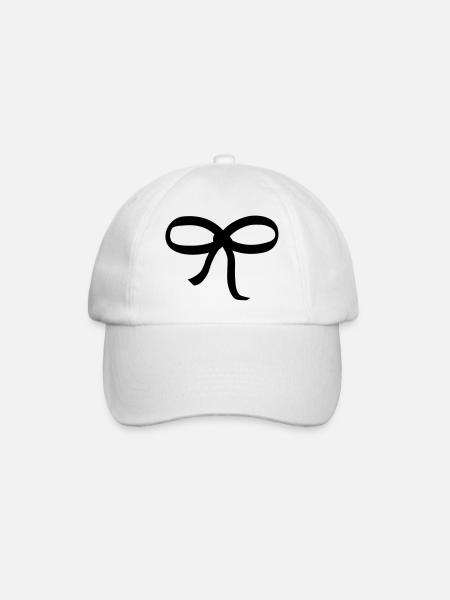 Noeud - Casquette classique - blanc/blanc
