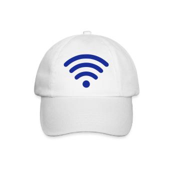 wlan - Baseballkappe - Weiß/Weiß - Vorne