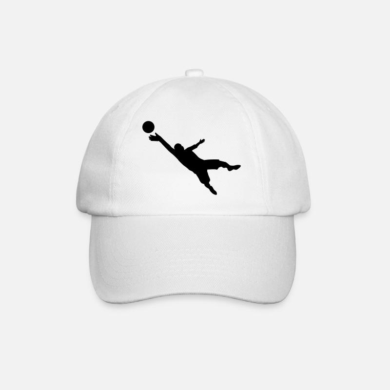 Fußball - Baseballkappe - Weiß/Weiß