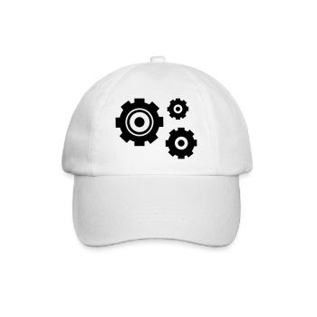 zahnraeder - Casquette classique - blanc/blanc - Devant