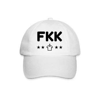 Naturisme / Naturiste / Nudisme / Nudiste - Casquette classique - blanc/blanc - Devant