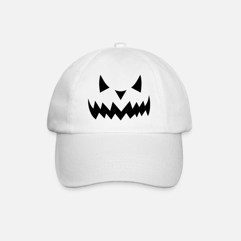 Ghost face 3 - Baseballkappe - Weiß/Weiß
