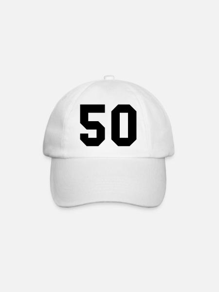 50 - Casquette classique - blanc/blanc