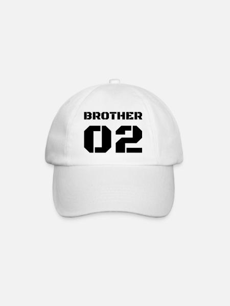 Deuxième Frère Frère Frère 02 - Casquette classique - blanc/blanc