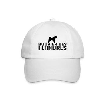 BOUVIER DES FLANDRES Hunderasse Hunde Wilsigns - Baseballkappe - Weiß/Weiß - Vorne