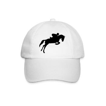 riding, horse, equestrian - Casquette classique - blanc/blanc - Devant