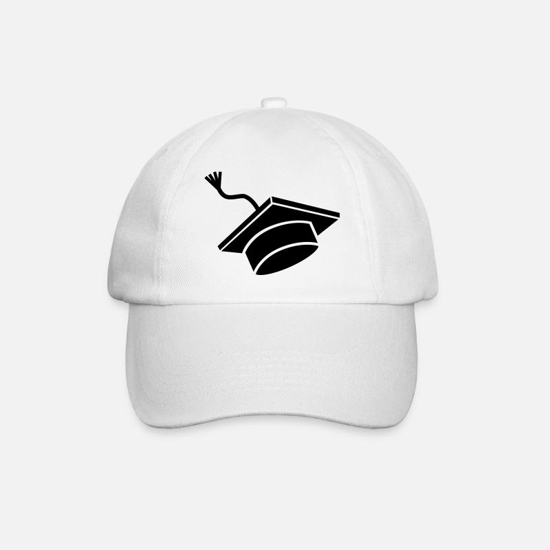 Doktorhut - Baseballkappe - Weiß/Weiß