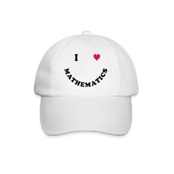 mathematics - Baseball Cap - white/white - Front