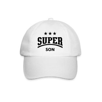 Fils superbe - Casquette classique - blanc/blanc - Devant