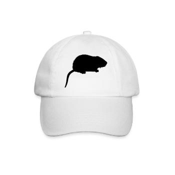 nutria_n1 - Baseball Cap - white/white - Front