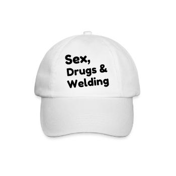 Welding Welder Schweißer Soudage Soudeur - Baseball Cap - white/white - Front