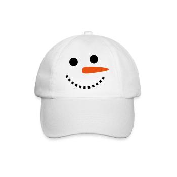 snowman - Baseball Cap - white/white - Front