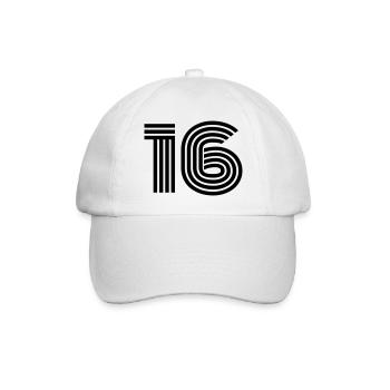 16 - Baseball Cap - white/white - Front