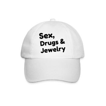 Jeweler Jewel Juwelier Bijoutier Bague Diamant - Baseball Cap - white/white - Front