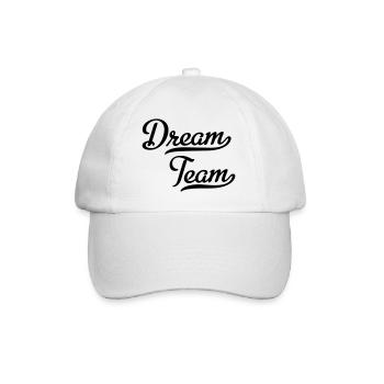 Dream Team - Baseball Cap - white/white - Front