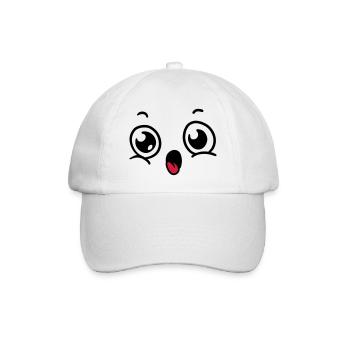 Déguisement de visage - Casquette classique - blanc/blanc - Devant