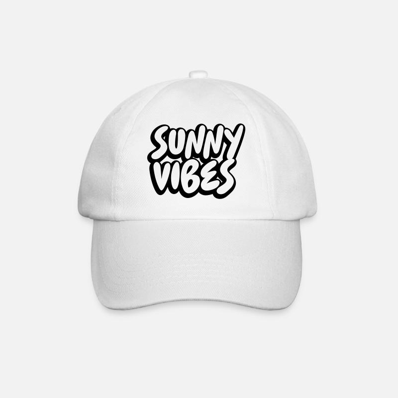 SUNNY VIBES - Baseballkappe - Weiß/Weiß