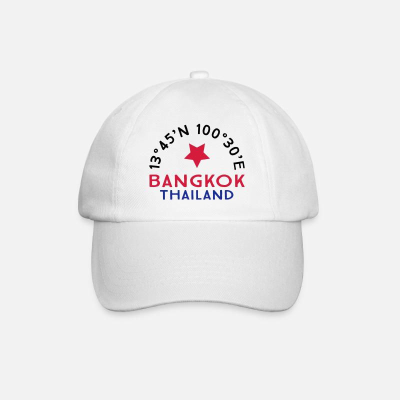 Bangkok - Baseballkappe - Weiß/Weiß