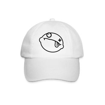 Dead Lemon Smiley - Casquette classique - blanc/blanc - Devant
