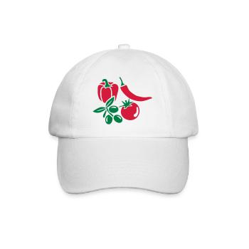 Vegetables - Baseball Cap - white/white - Front