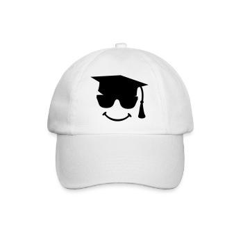 étudiant étudiants université - Casquette classique - blanc/blanc - Devant