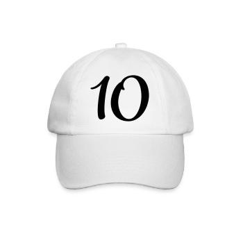 10 - Baseball Cap - white/white - Front