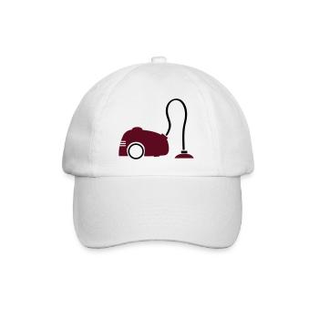 Staubsauger - Baseballkappe - Weiß/Weiß - Vorne