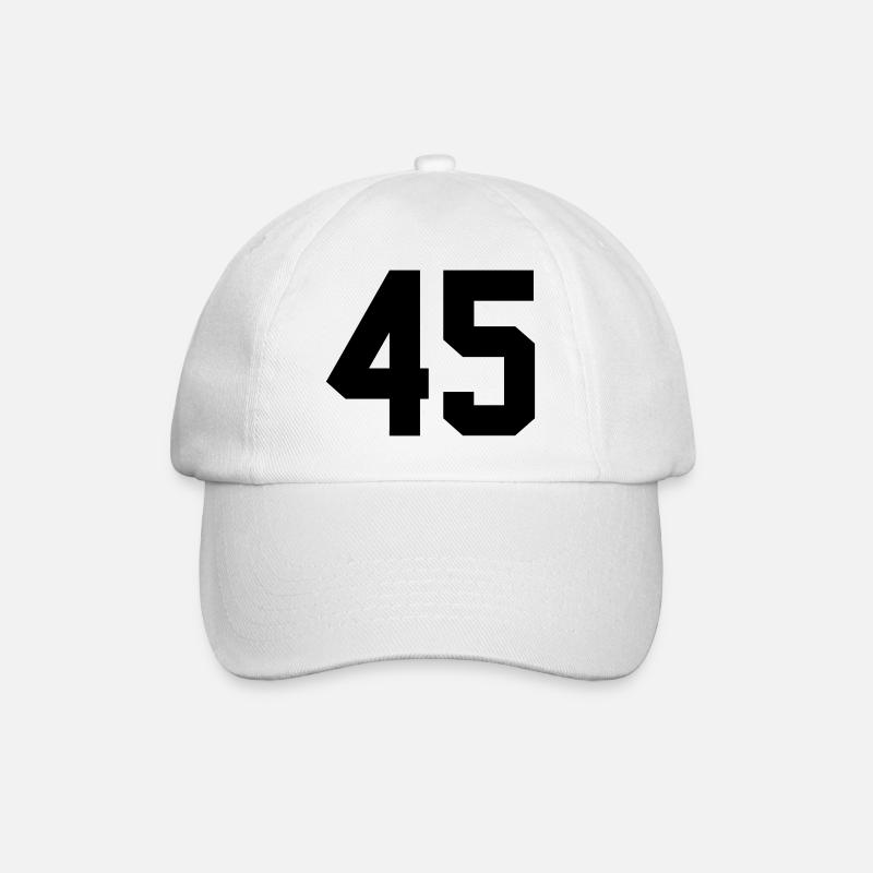 45 - Casquette classique - blanc/blanc